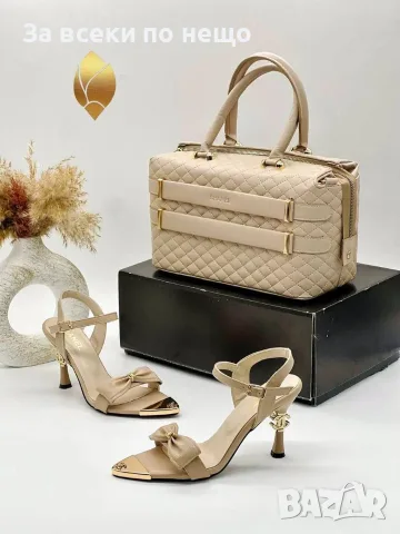 Chanel Дамски Сандали На Ток Шанел - Различни Цветове Код SEM-296, снимка 5 - Сандали - 55782997