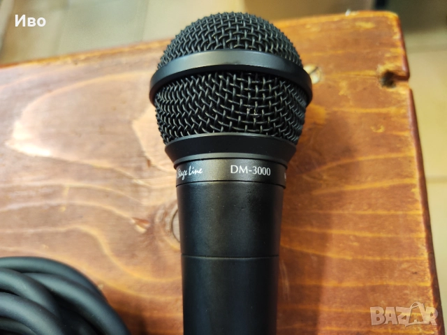 Професионален микрофон IMG Stageline DM-3000 В отлично техническо и визуално състояние., снимка 7 - Микрофони - 52005635