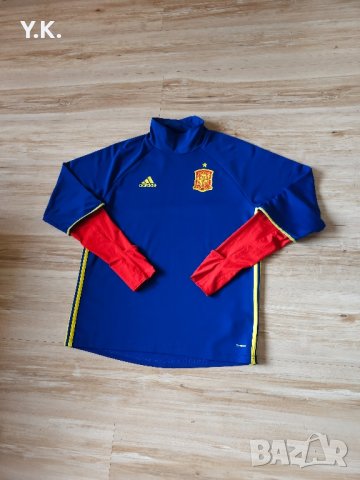 Оригинално мъжко горнище Adidas Climacool x Spain National Football Team / Season 16-17 (Training), снимка 2 - Спортни дрехи, екипи - 42413985