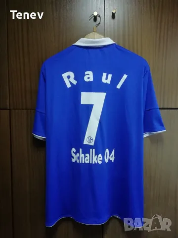 Schalke 04 Raul Adidas оригинална тениска фланелка Шалке Раул екип 