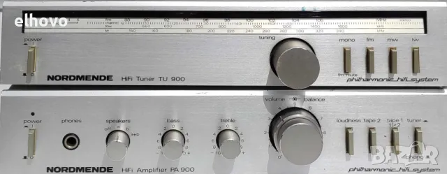 Стерео усилвател и тунер Nordmende PA 900, TU 900, снимка 6 - Ресийвъри, усилватели, смесителни пултове - 49916323