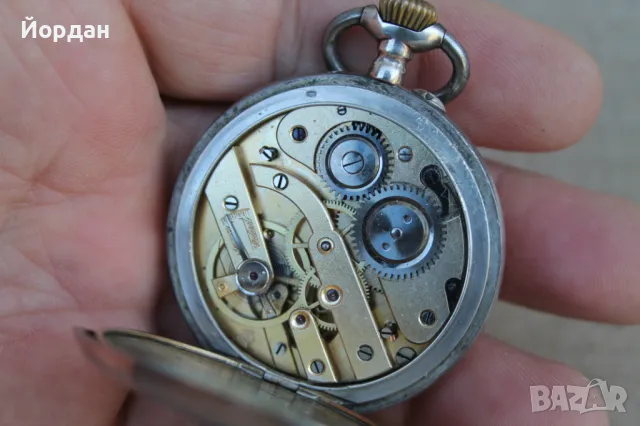Стар сребърен джобен часовник , снимка 11 - Антикварни и старинни предмети - 50363948