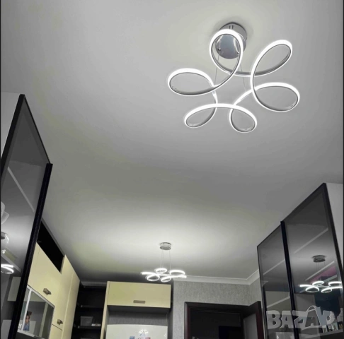 Лед /LED полилей с дистанционно, снимка 4 - Полилеи - 53598715