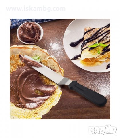 СЛАДКАРСКА ШПАТУЛА ЗА ЗАГЛАЖДАНЕ И РАЗМАЗВАНЕ - код 3140, снимка 11 - Прибори за хранене, готвене и сервиране - 33889466