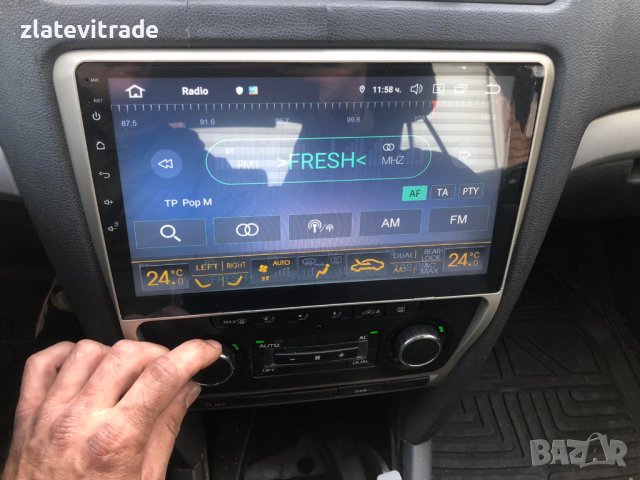 SKODA OCTAVIA 2 2007-2014 - 10'' /СРЕБРИСТ/ Андроид Навигация, 9701, снимка 2 - Навигация за кола - 39086191