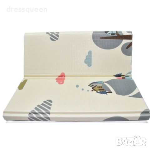 4850 Двулицева бебешка подложка за игра 180х200 см, нетоксична XPE пяна, 1 см дебелина, снимка 2 - Други - 53708685