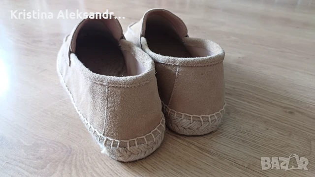 НОВИ Унисекс еспадрили от естествен велур, тип мокасини/лоуфъри, снимка 3 - Други - 50568336