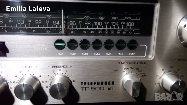 Telefunken TR 500 hifi, снимка 8 - Ресийвъри, усилватели, смесителни пултове - 34250216
