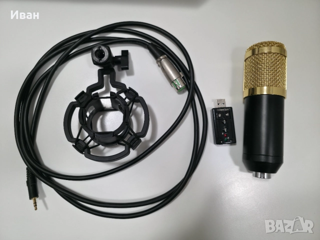 Микрофон BM-800 златен