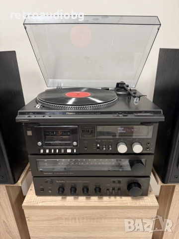 🔊Ретро аудио сет - система TECHNICS - усилвател, тунер, дек и грамофон + опция колони🔊, снимка 4 - Аудиосистеми - 56091726