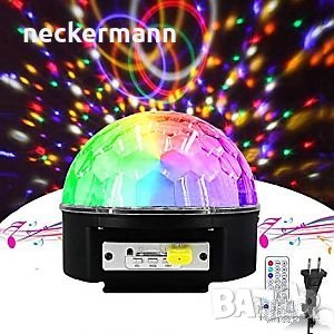 LED диско топка блутут и MP3, снимка 1 - Друга електроника - 35795076