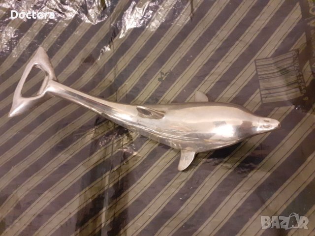 Сребърно Делфинче, снимка 1 - Статуетки - 42006068