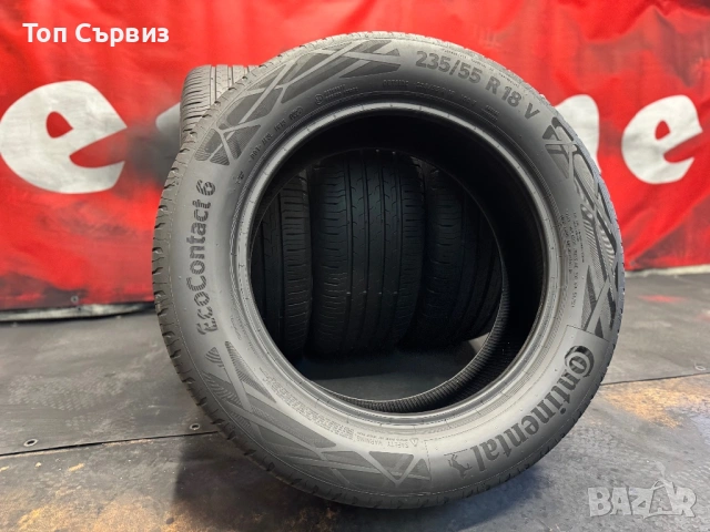 235 55 18, Летни гуми, Continental EcoContact6, 4 броя, снимка 4 - Гуми и джанти - 53663414