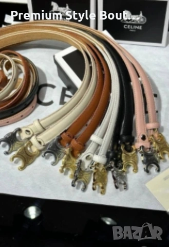 колан от естествена кожа в кутия celine, снимка 2 - Колани - 53810445