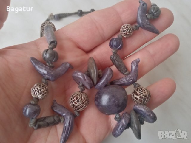 От на баба скрина,стар накит,етно,възрожденски,птици,гердан, снимка 2 - Антикварни и старинни предмети - 44725362