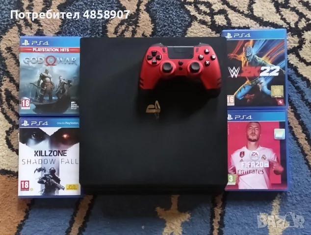 playstation 4 с игри и контролер 