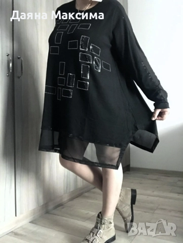 5ХЛ туника за празника 💥, снимка 2 - Туники - 52656482