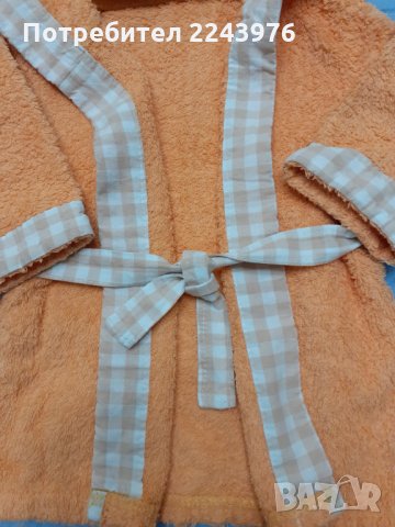 Бебешки халат + подарък, снимка 3 - За банята - 34416913