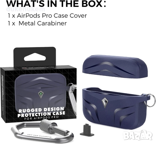 Удароустойчив твърд калъф AirPods Pro  , снимка 7 - Слушалки и портативни колонки - 51818518