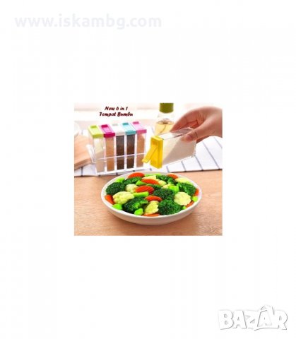 СЕТ ОТ КОНТЕЙНЕРИ ЗА СЪХРАНЕНИЕ НА ПОДПРАВКИ 6 БР. - код 1532, снимка 6 - Други - 34011772