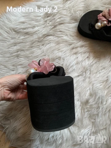 Чехли на платформа с перли, снимка 3 - Чехли - 50898972