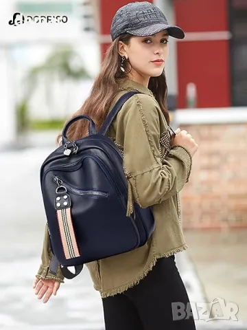 DORRISO Дамска раница с голям капацитет, ръчна чанта, снимка 2 - Раници - 49810879