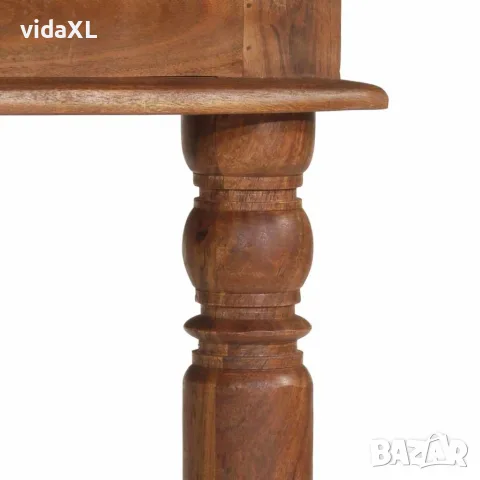 vidaXL Трапезна маса 80x80x77 cm масивна дървесина акация, снимка 6 - Маси - 56147551