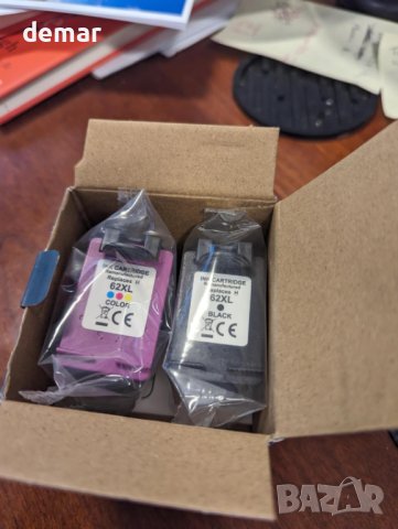 Комбиниран пакет касети с мастило Tomokep 62XL, черно и цветно, снимка 7 - Принтери, копири, скенери - 42246642