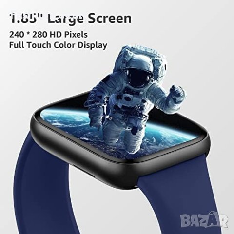 Нов 1,85 инча Bluetooth Смарт умен мъжки часовник с функция за повикване, снимка 6 - Смарт гривни - 41794842
