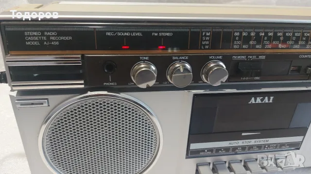 Akai AJ-456FL Stereo Radio Cassette Recorder , снимка 6 - Радиокасетофони, транзистори - 55876732