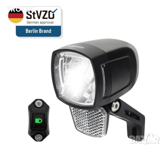 ADDVIEW Преден фар за велосипеди, снимка 16 - Аксесоари за велосипеди - 53843905