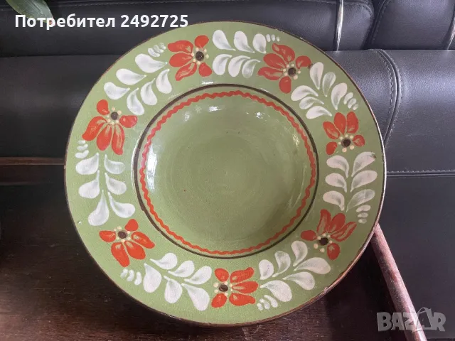 Голяма купа рисувана ръчно , снимка 1