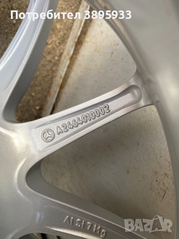 Оригинални джанти на Mercedes - Benz 17”, снимка 9 - Гуми и джанти - 52506672