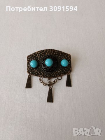 Възрожденска игла брошка, снимка 7 - Антикварни и старинни предмети - 41868344