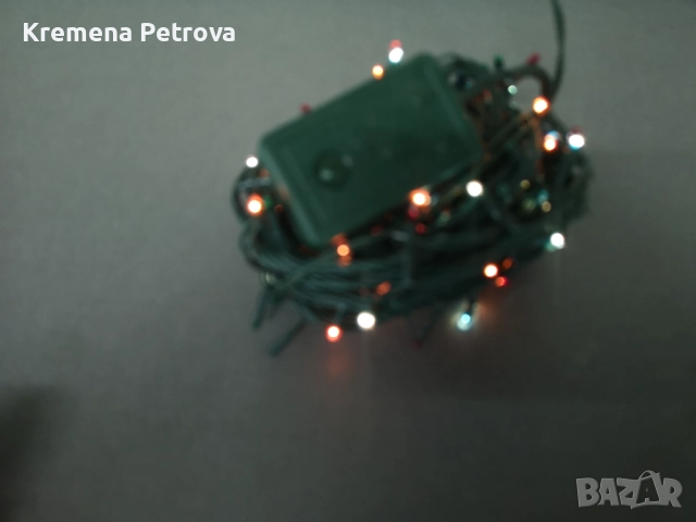 Нови Цветни коледни LED лампички, Контролер с различни режими на светене, 6 метра, Цена 7,50лв, снимка 2 - Декорация за дома - 52646418