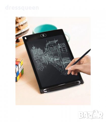 3077 Детски LCD таблет за рисуване, 12 инча, С писалка, снимка 3 - Рисуване и оцветяване - 34251306