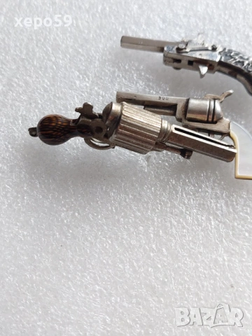 Миниатюрни сребърни пистолети-сребро 900/цена за трите 500 еу., снимка 4 - Антикварни и старинни предмети - 53012458