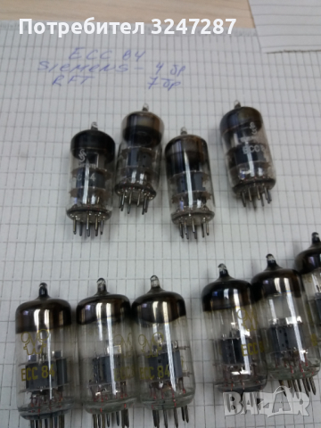 Радиолампи ECC списък, снимка 7 - Други - 36121924
