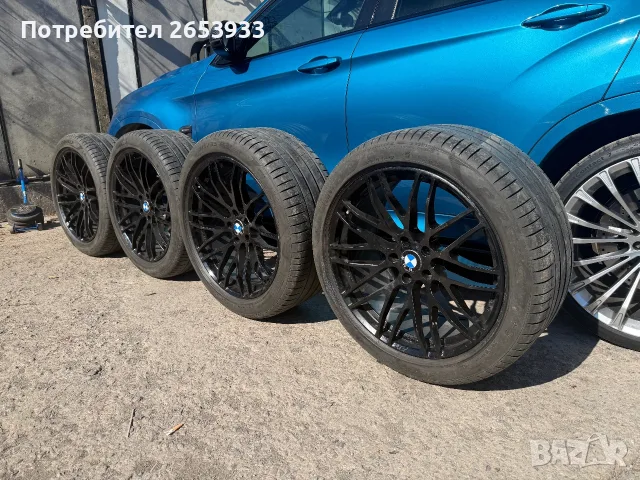 BMW X5 X6 оригинални джанти Breyton Spirit R 21 цола със спорт пакет гуми Pirelli P Zero, снимка 3 - Гуми и джанти - 56098578