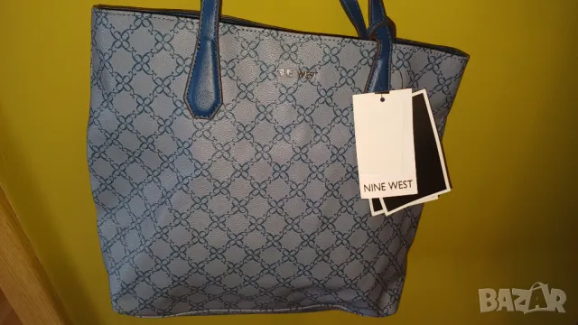 Nine west синя чанта , снимка 2 - Чанти - 48914366