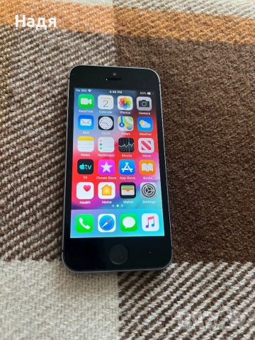 iPhone 5S -16 GB,мод.А1457,зарядно