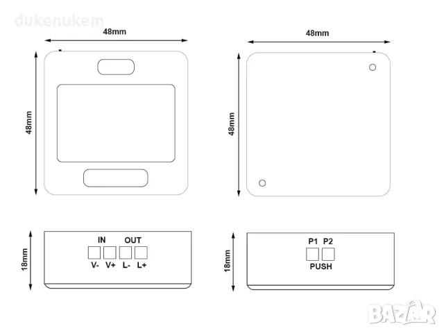 НОВО! LED Димер 12V/24V, WiFi + Бутони, Alexa, Google Home, снимка 5 - Друга електроника - 49054598