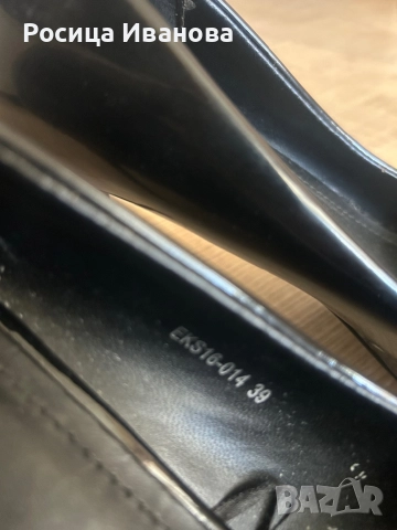 Обувки с ток - лачени, снимка 4 - Дамски обувки на ток - 52107448