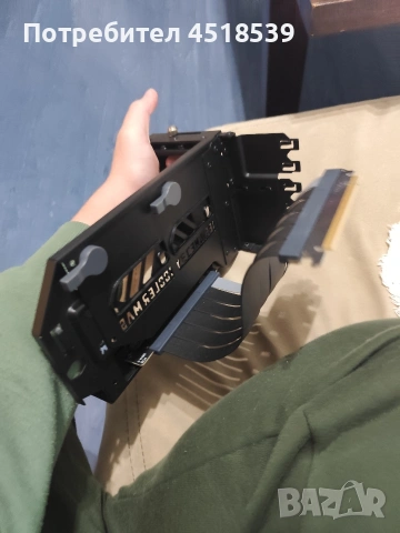 Вертикален монтаж за GPU, снимка 6 - Други - 53219874