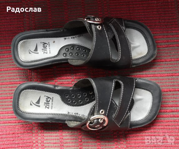 Продавам летни дамски чехли номер 37 с катарама, снимка 2 - Чехли - 40974345
