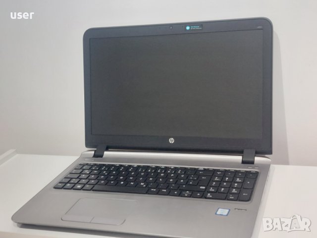 4GB RAM, Core i5-6200u, 15.6" Като нов! Лаптоп HP Probook 450 G3 256GB SSD, снимка 1 - Лаптопи за работа - 41629846