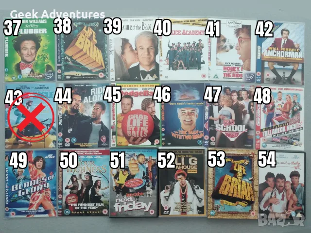 Комедия Филми DVD's - Оригинални Дискове на Английски Език, снимка 4 - Комедии - 47015749