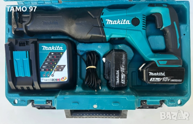 Makita DJR186 - Акумулаторен саблен трион 2x18V 3.0Ah, снимка 2 - Други инструменти - 51714523