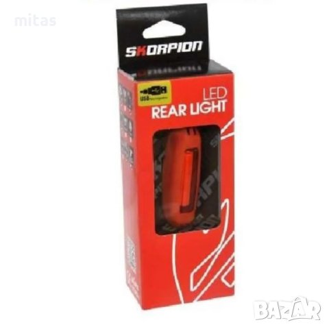 Задна USB светлина за велосипед ARL-201, червена, снимка 6 - Аксесоари за велосипеди - 41329864