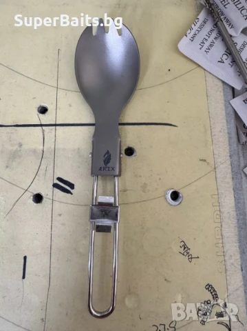 Титаниева лъжица-вилица "SPORK", снимка 7 - Екипировка - 50996667